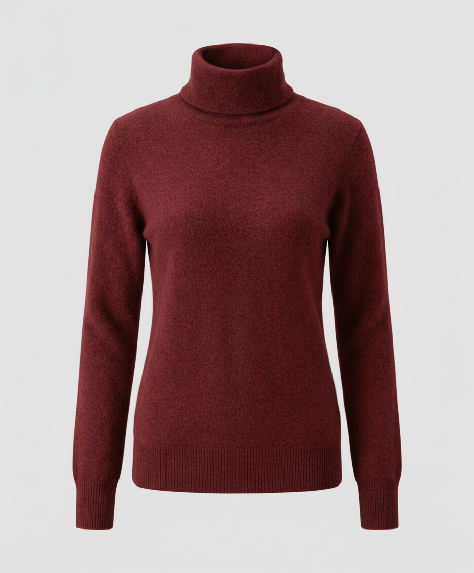 Soft Cashmere Roll Neck Women
