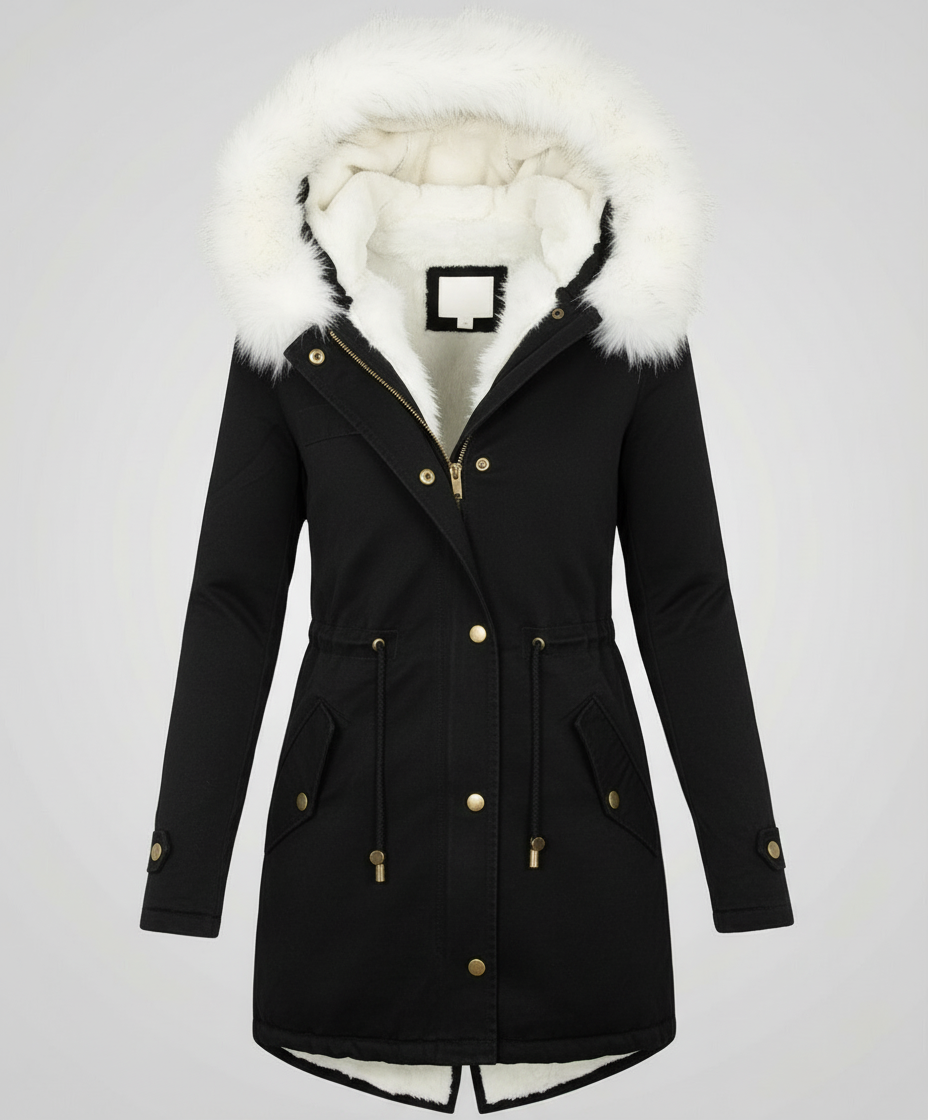 Warm Women's Winter Jacket Mid-Length