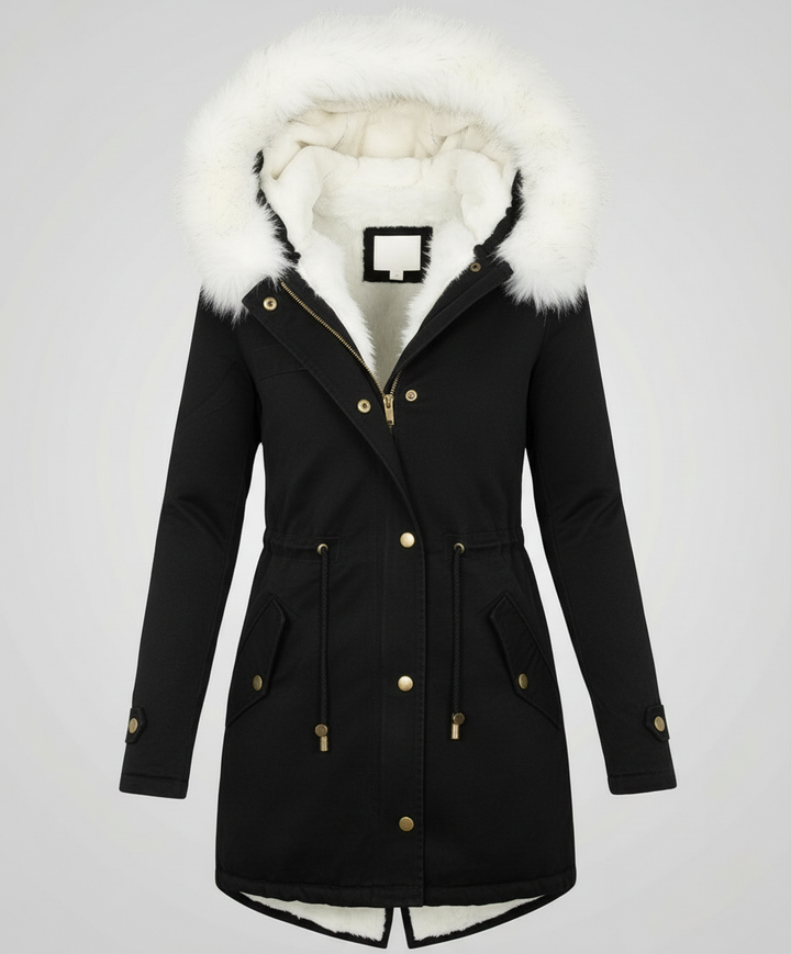 Warm Women's Winter Jacket Mid-Length