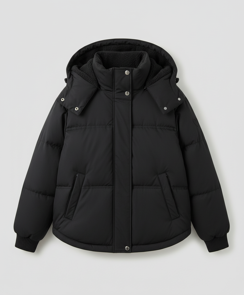 Warm Women's Winter Jacket Quilted