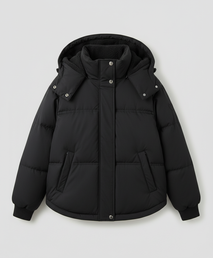 Warm Women's Winter Jacket Quilted