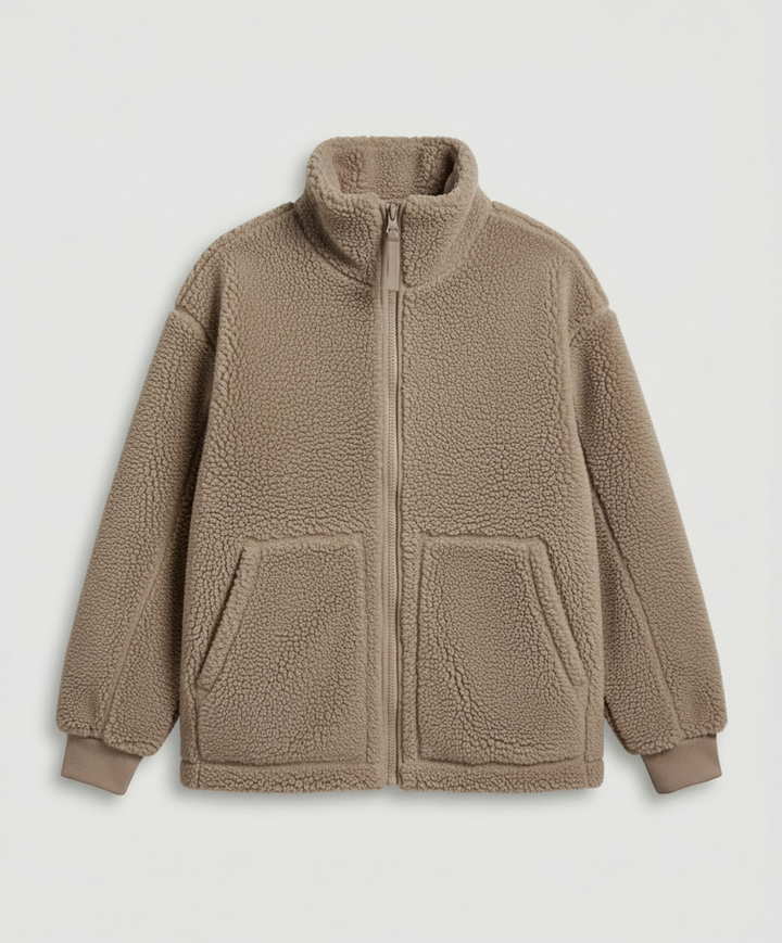 Womens Oversized Fleece Jacket Warm