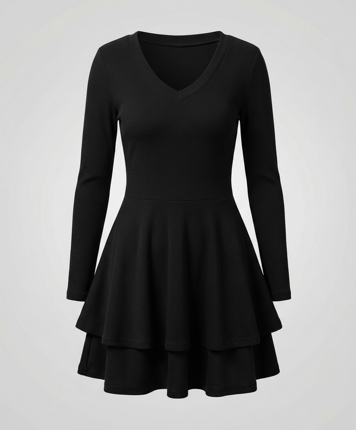 Women's Wrap Dress Ruffles
