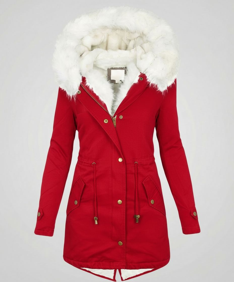 Warm Women's Winter Jacket Mid-Length