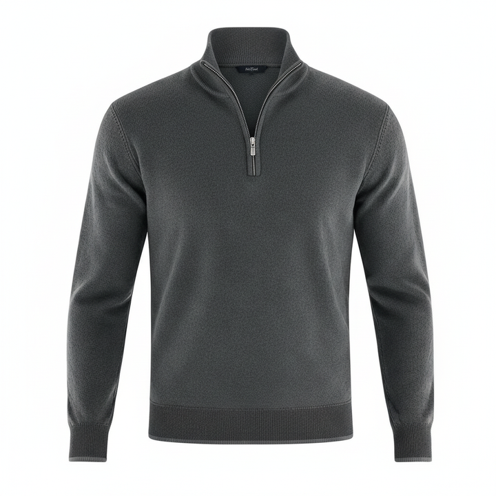 Elegant Merino Comfort Sweater Women Zipper Modern Knitwear