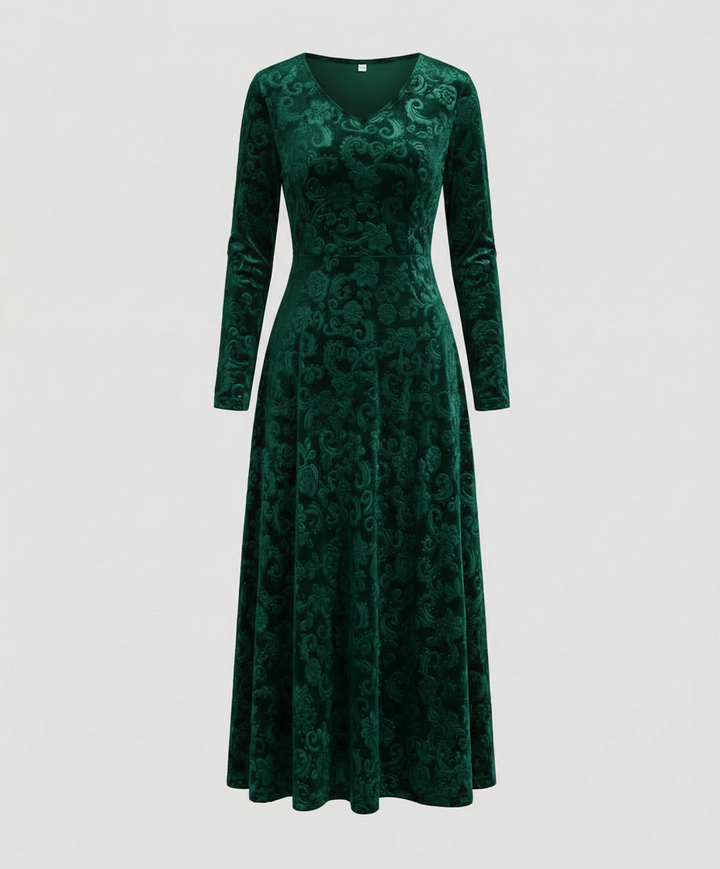 Figure-flattering Flared Dress
