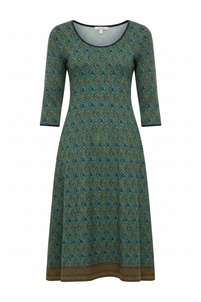 Boho Elegant Midi Dress Women