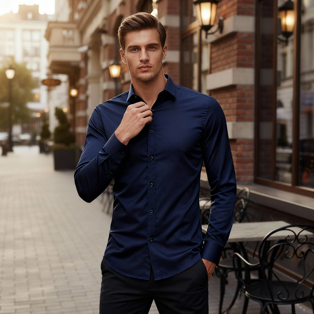 Breathable Non-Iron Stretch Shirt