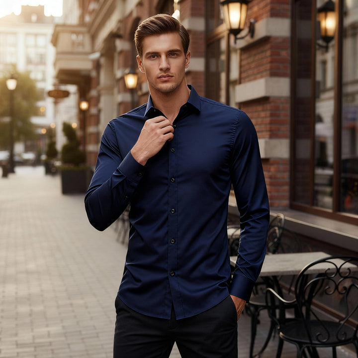 Breathable Non-Iron Stretch Shirt