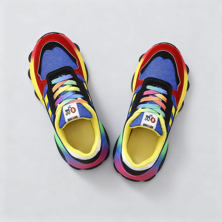 Women's Orthopedic Shoes - Rainbow, Ultralight, Shock Absorbing, Arch Support, Wide Toe Box