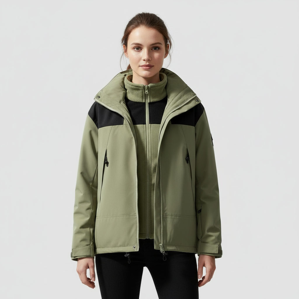 3-in-1 Fleece Winter Jacket Comfort