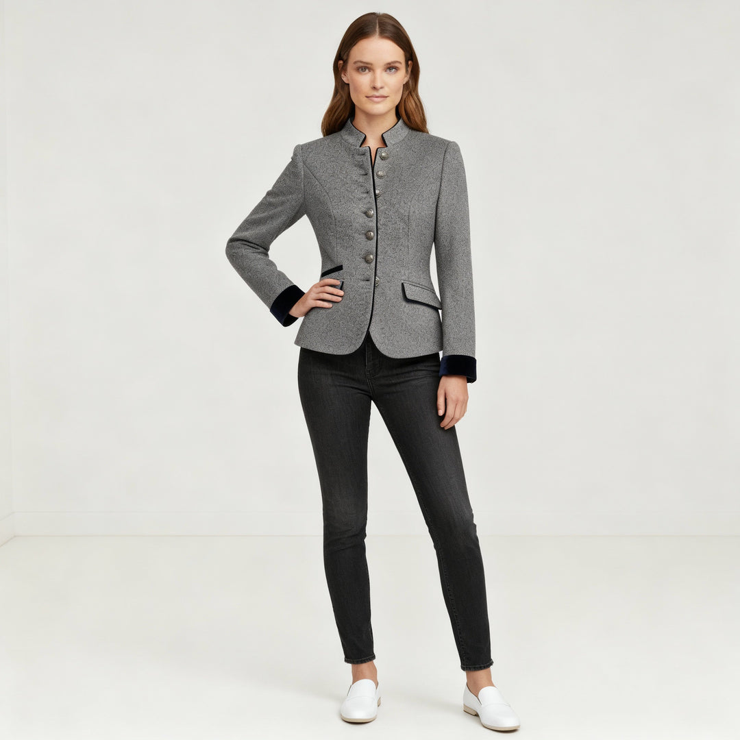 Classic Structured Premium Comfort Wool Jacket Women