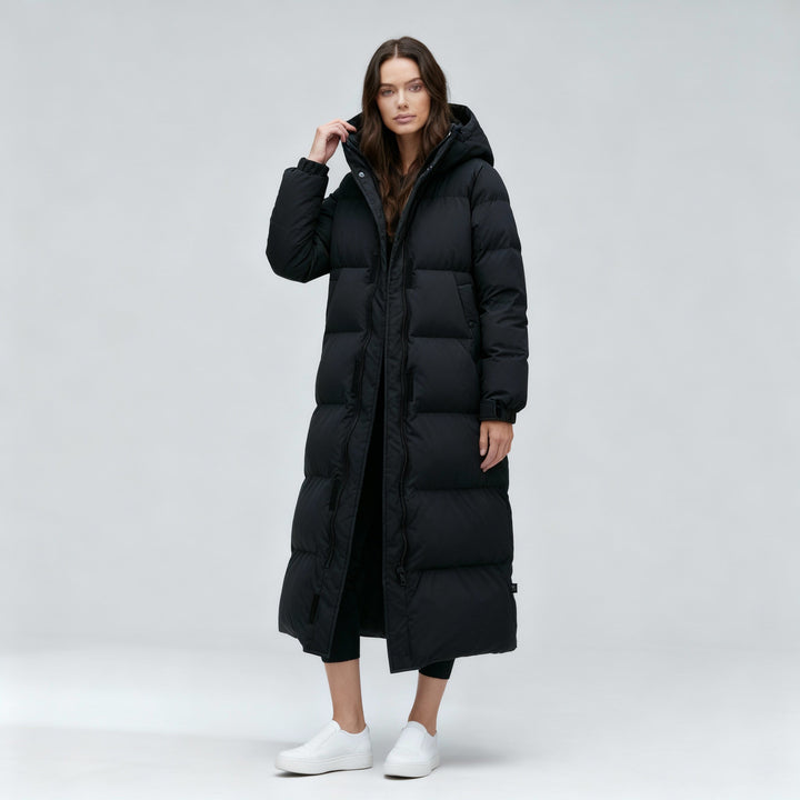 Windproof Long Winter Jacket Women