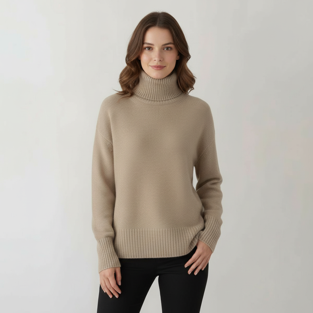 Women's Cashmere Turtleneck Sweater