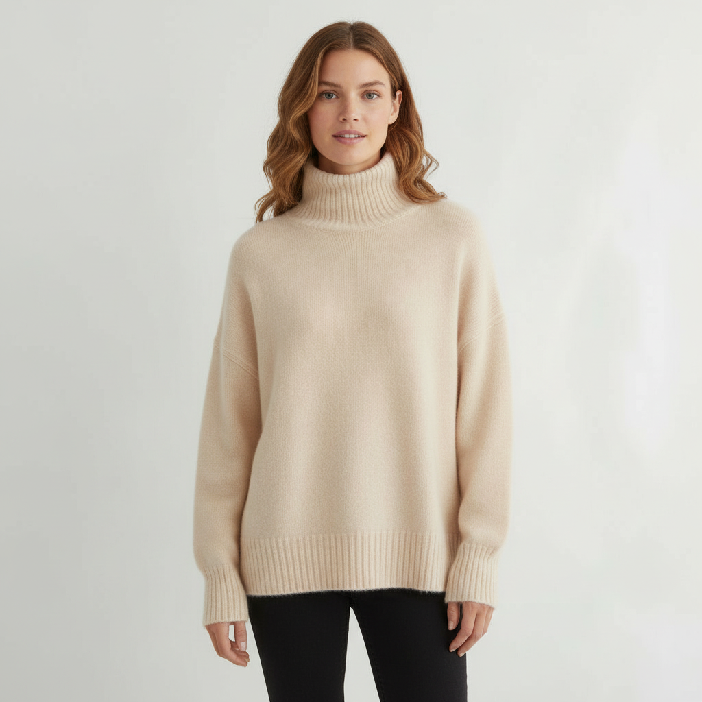 Turtleneck Sweater Women Comfort