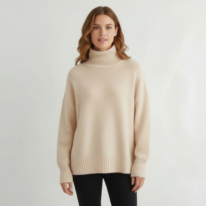 Turtleneck Sweater Women Comfort