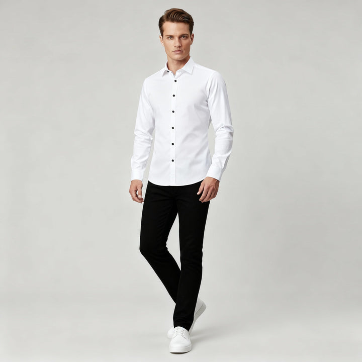 Non-iron Stretch Shirt Men's Slim Fit