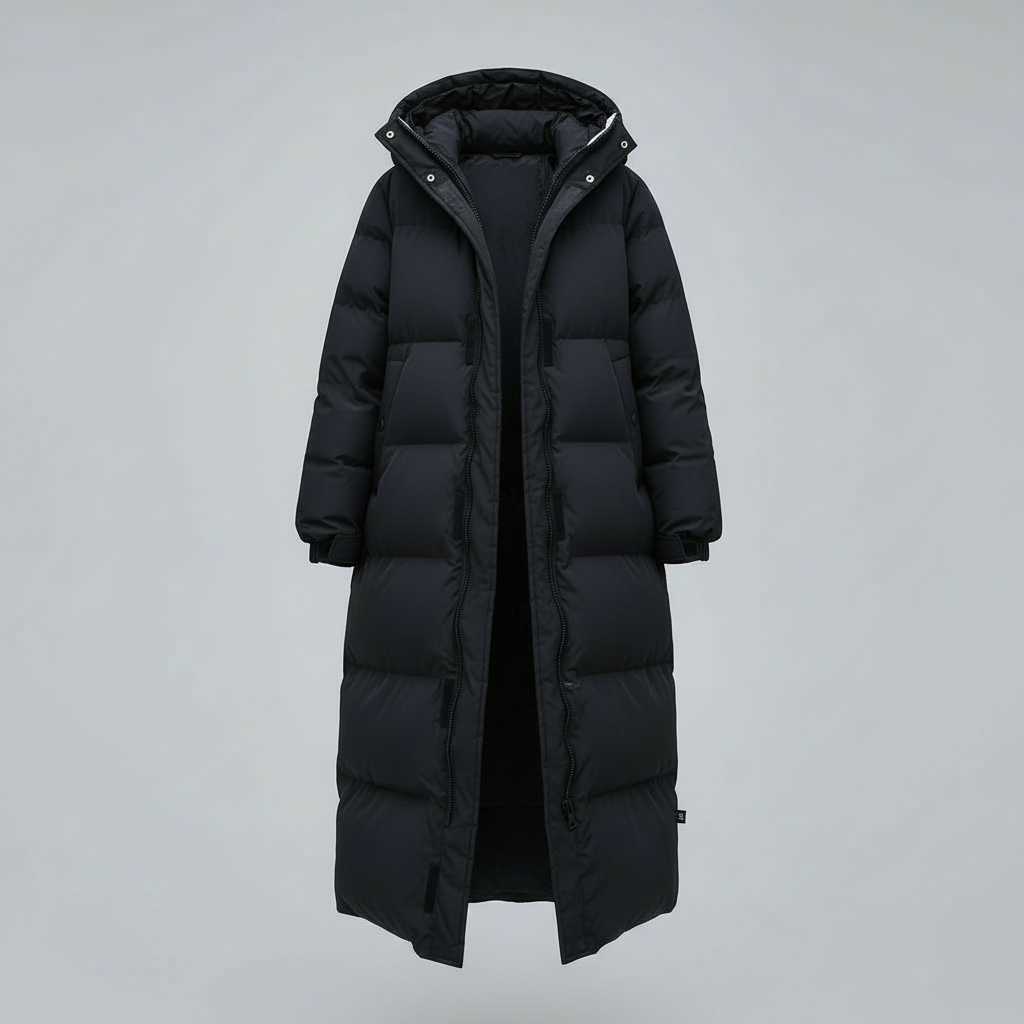 Windproof Long Winter Jacket Women