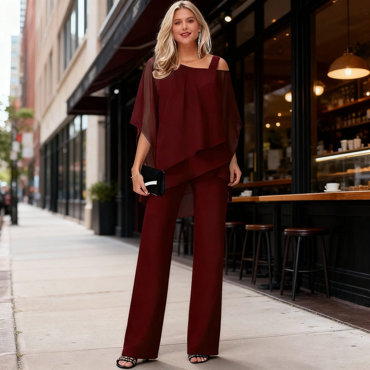 Luxury Chiffon Set for Elegant Evenings