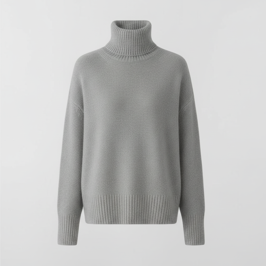 Elegant Cashmere Turtleneck Sweater