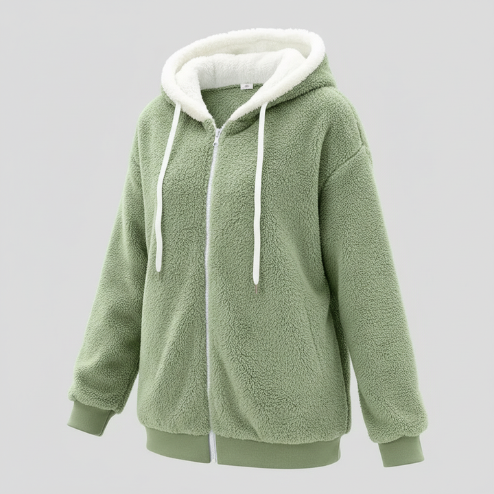 Extra warm teddy hooded sweater