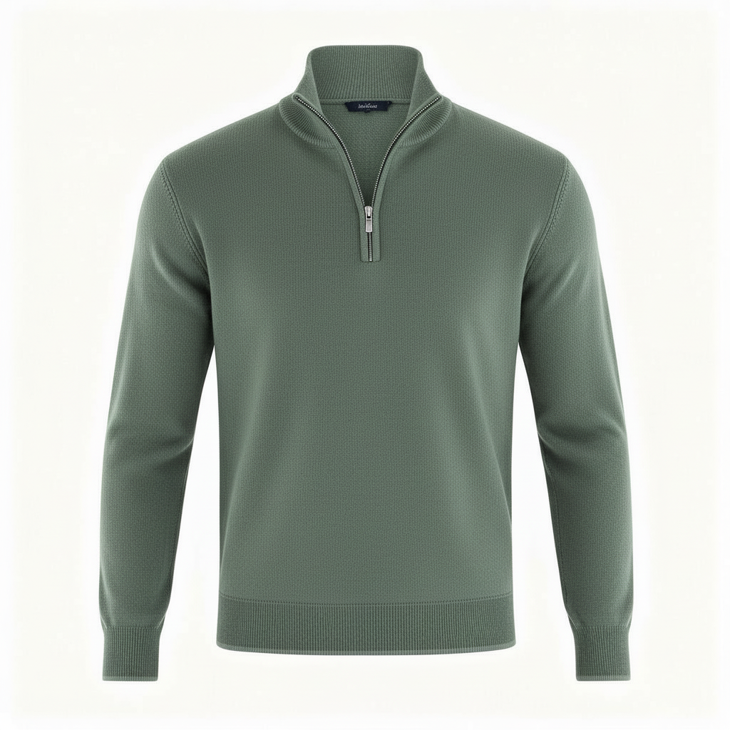 Elegant Merino Comfort Sweater Women Zipper Modern Knitwear
