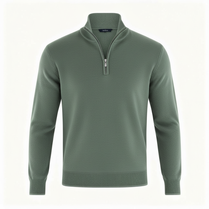 Elegant Merino Comfort Sweater Women Zipper Modern Knitwear