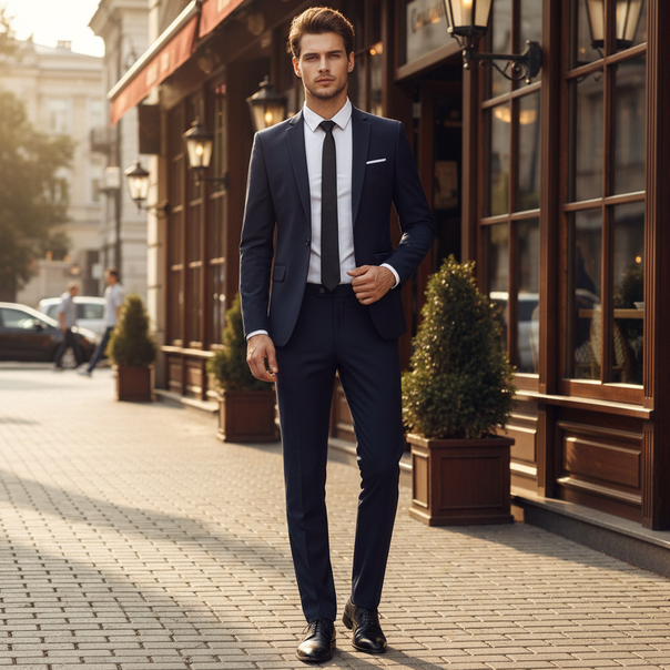 Mune Fashion | Men's Business Suit 2-piece - Jacket & Trousers