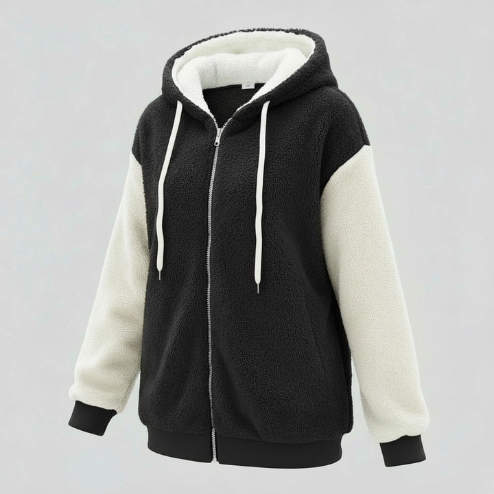 Extra warm teddy hooded sweater