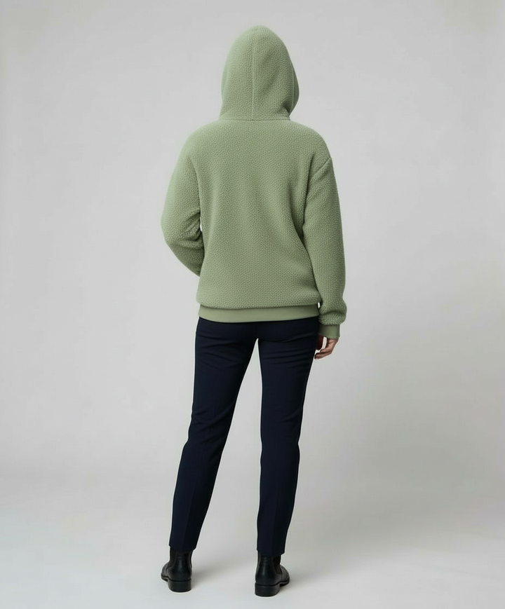 Extra warm teddy hooded sweater