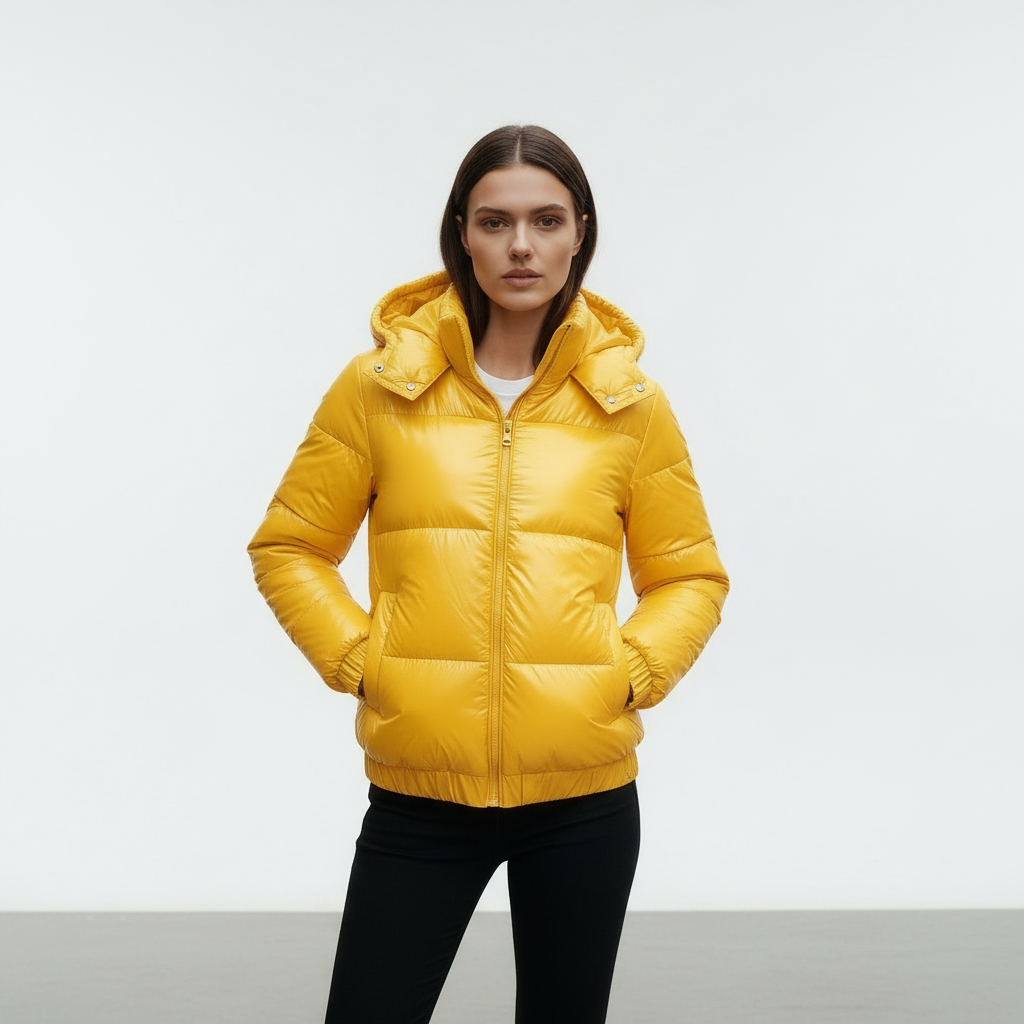 Mune | Insulated Shiny Hooded Women's Winter Jacket