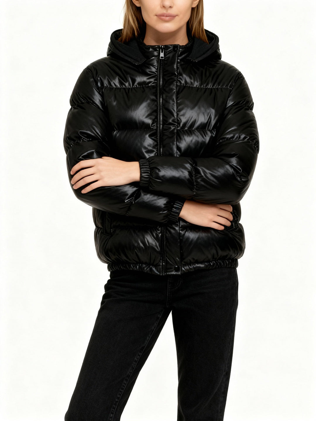 Women's Shiny Padded Jacket Mune