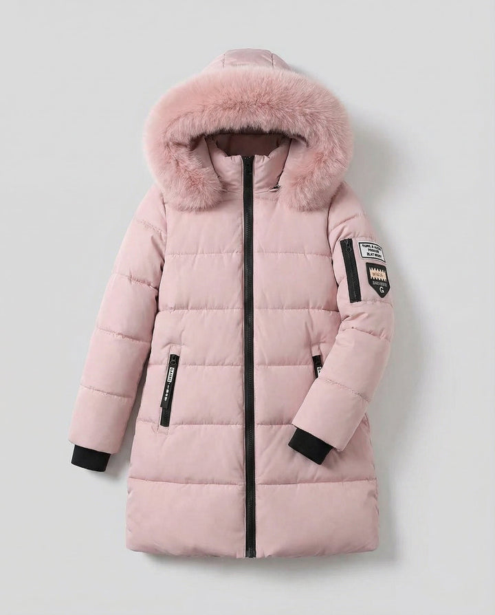 Windproof Women's Puffer Coat Warm
