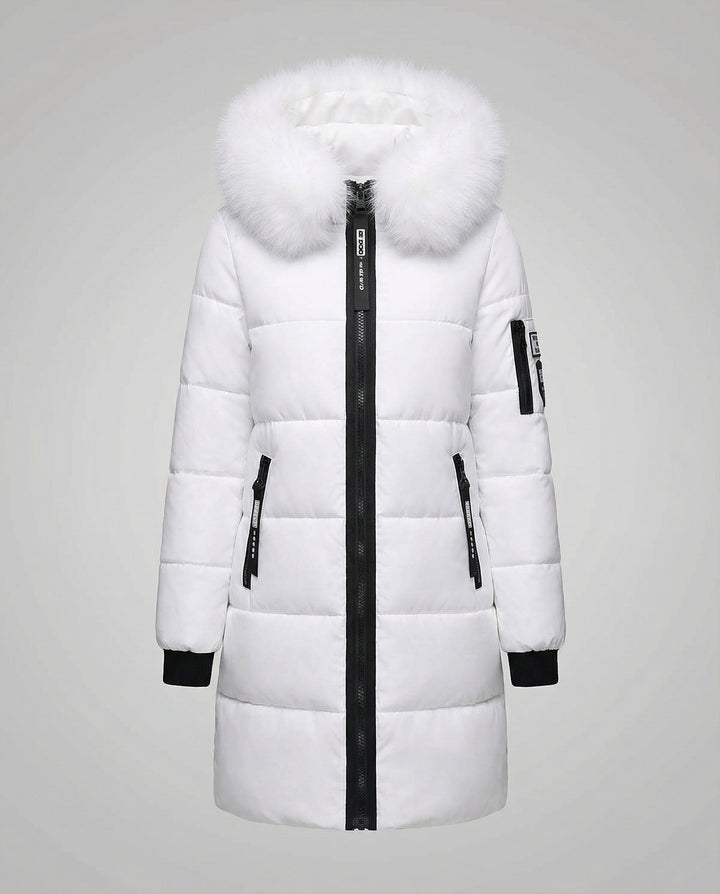 Windproof Women's Puffer Coat Warm