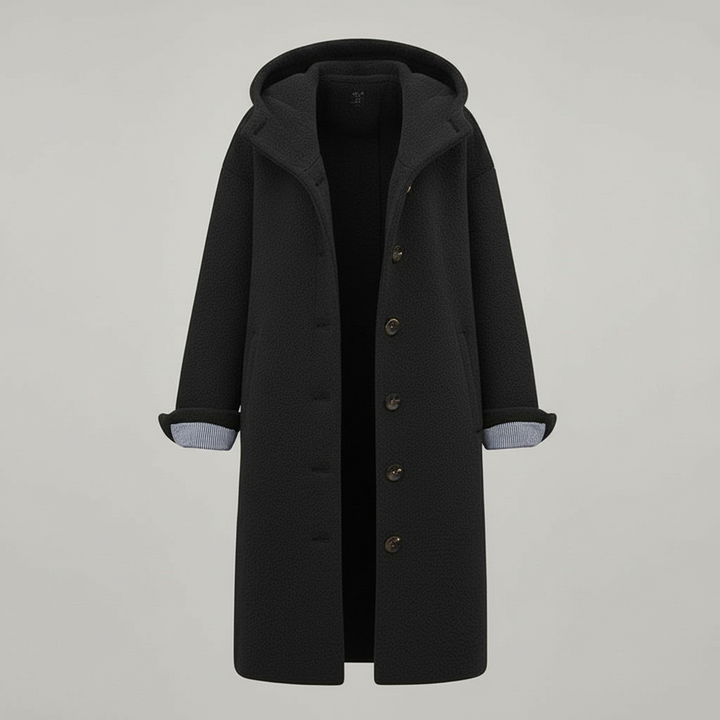 Elegant Winter Coat Women Comfort Long Coat Fleece