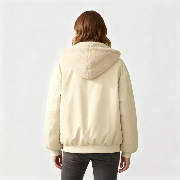 Comfortable Oversized Winter Jacket Women Comfort Warm Fleece Look