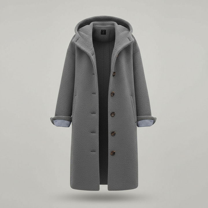Elegant Winter Coat Women Comfort Long Coat Fleece
