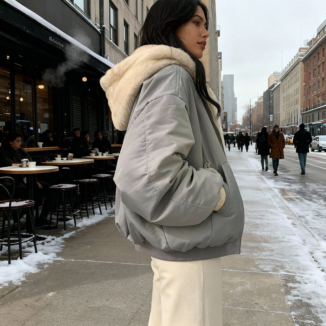 Mune | Thermo Comfort Oversized Fleece Winter Coat Women
