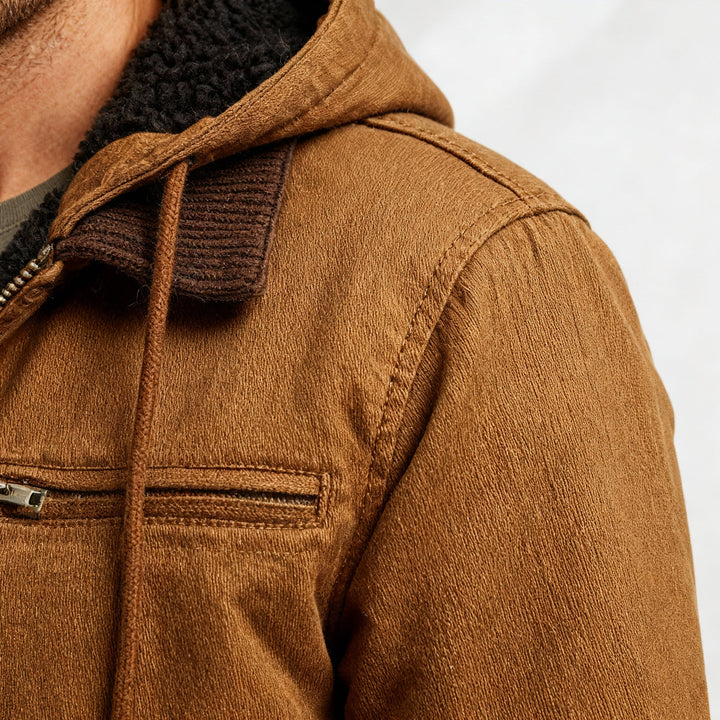Functional Waterproof Outdoor Winter Parka Jacket With Hood Polyester