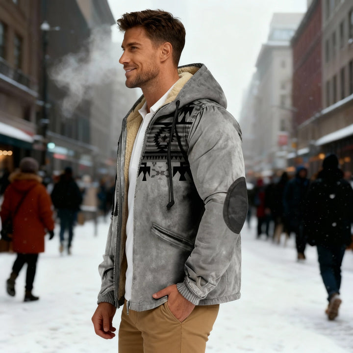 Mune | Hoodie with Tribal Print