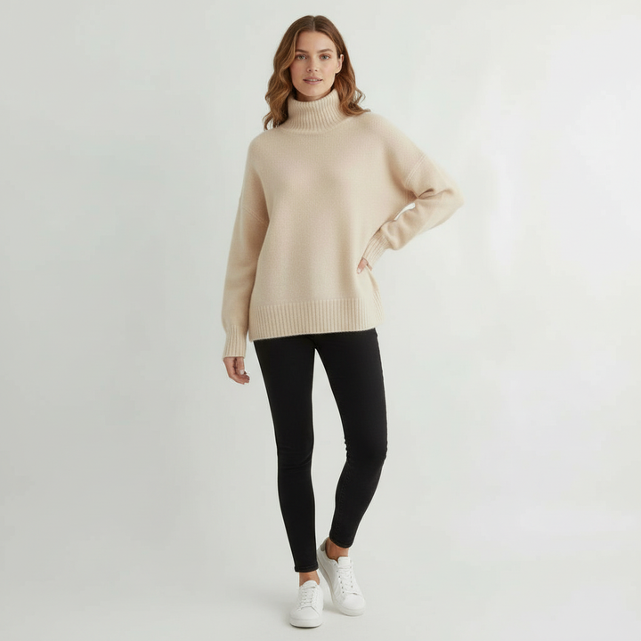 Turtleneck Sweater Women Comfort