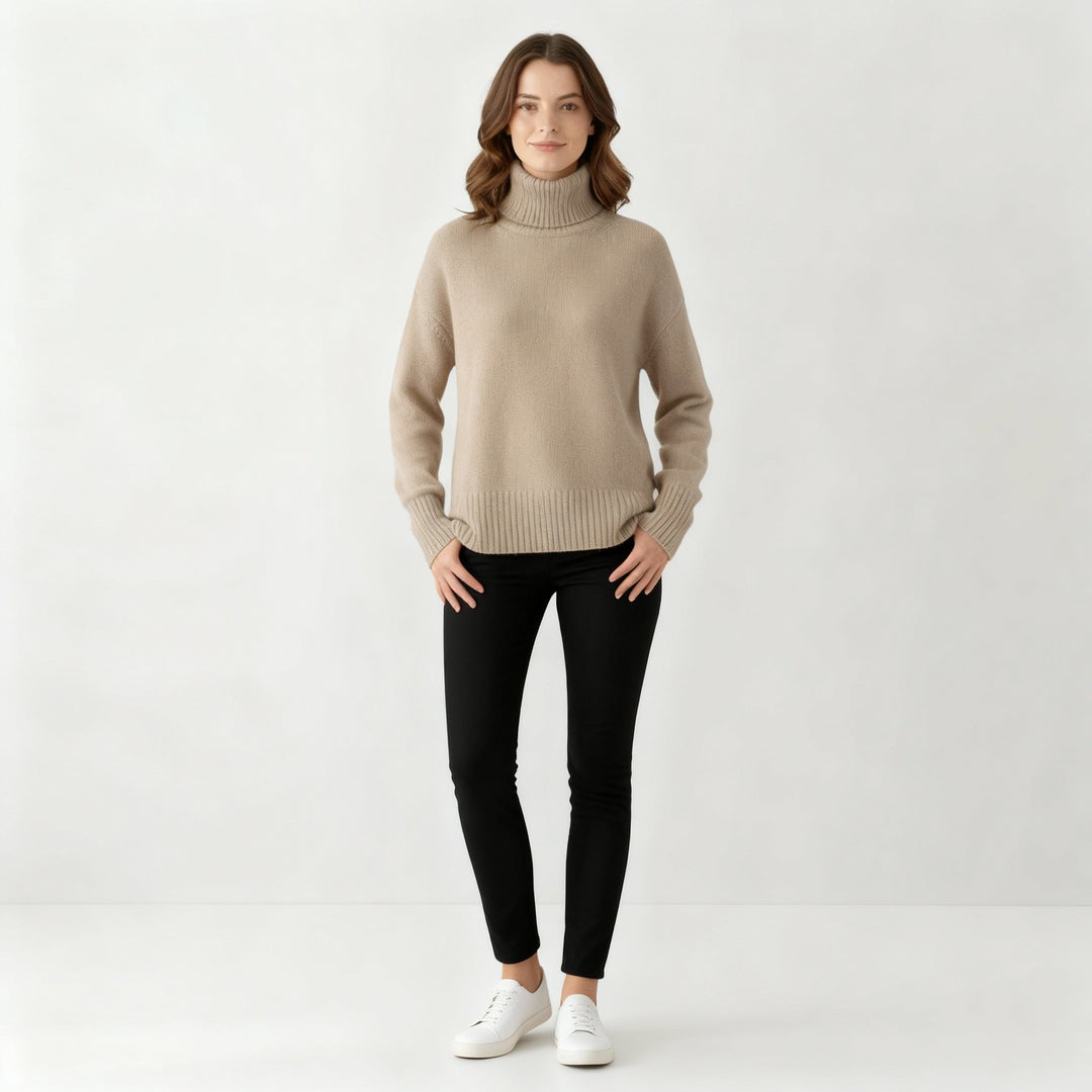 Women's Cashmere Turtleneck Sweater