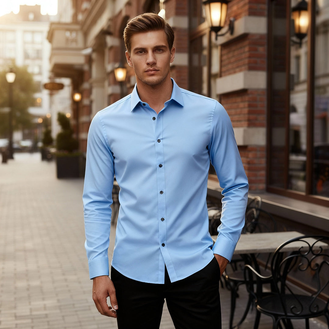 Breathable Non-Iron Stretch Shirt
