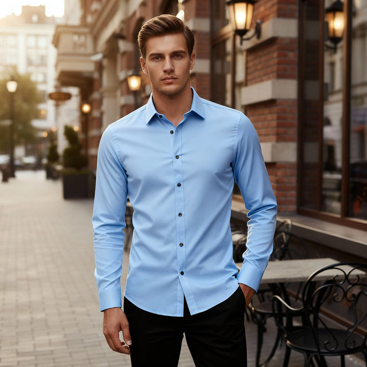 Breathable Non-Iron Stretch Shirt