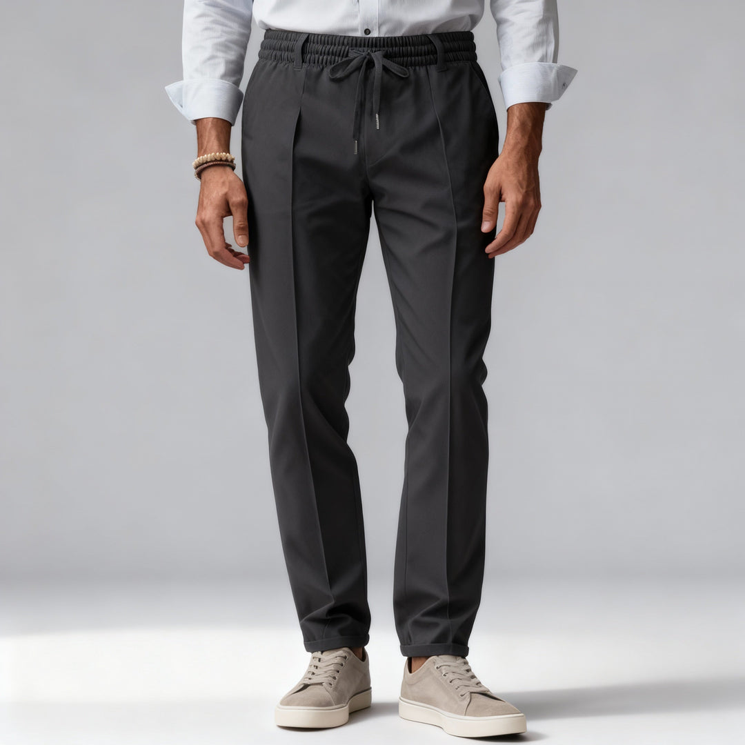 Men's elegant leisure pants with high wearing comfort