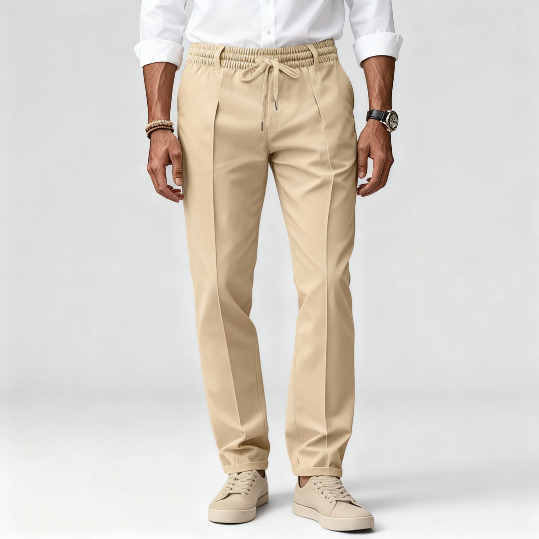 Men's elegant leisure pants with high wearing comfort