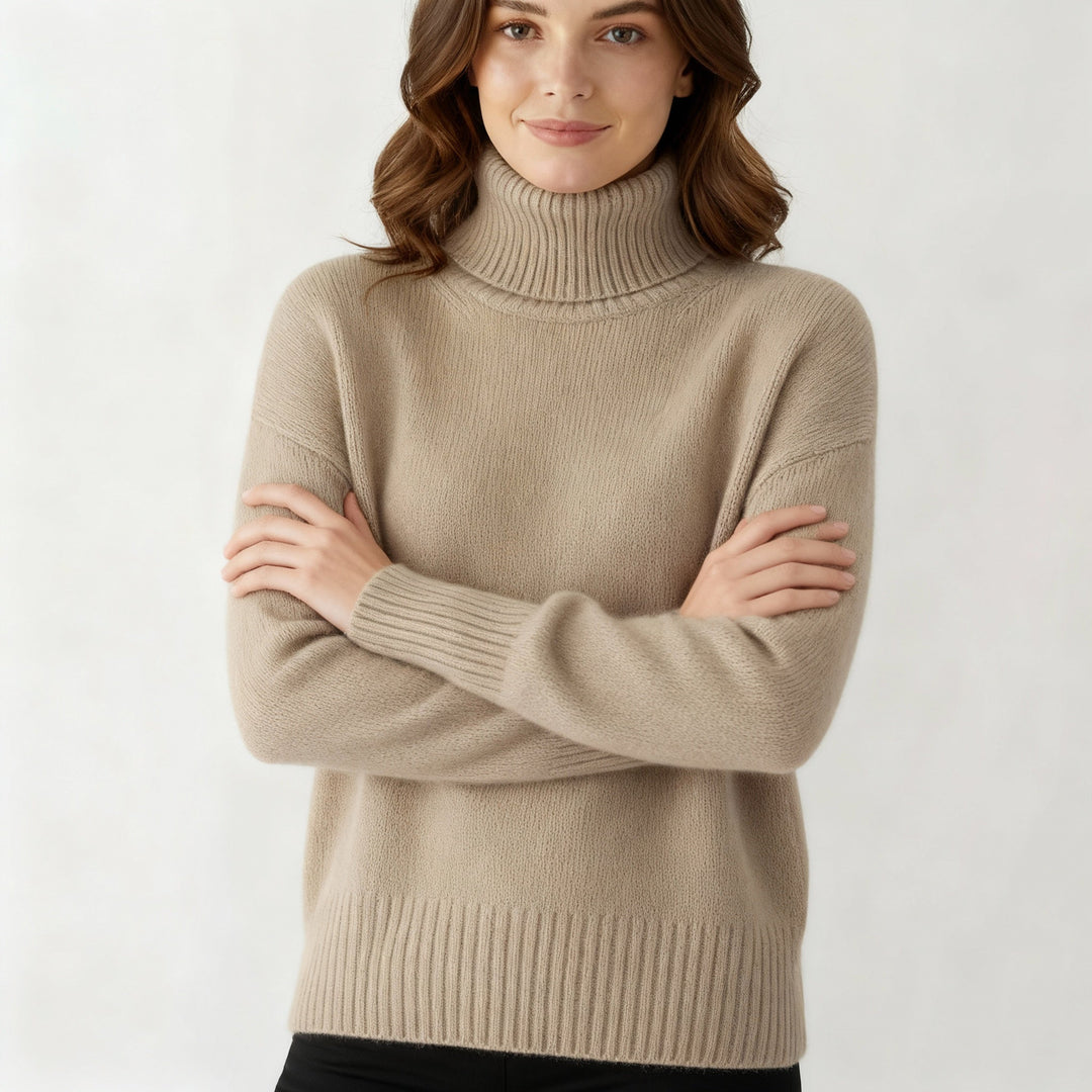 Women's Cashmere Turtleneck Sweater
