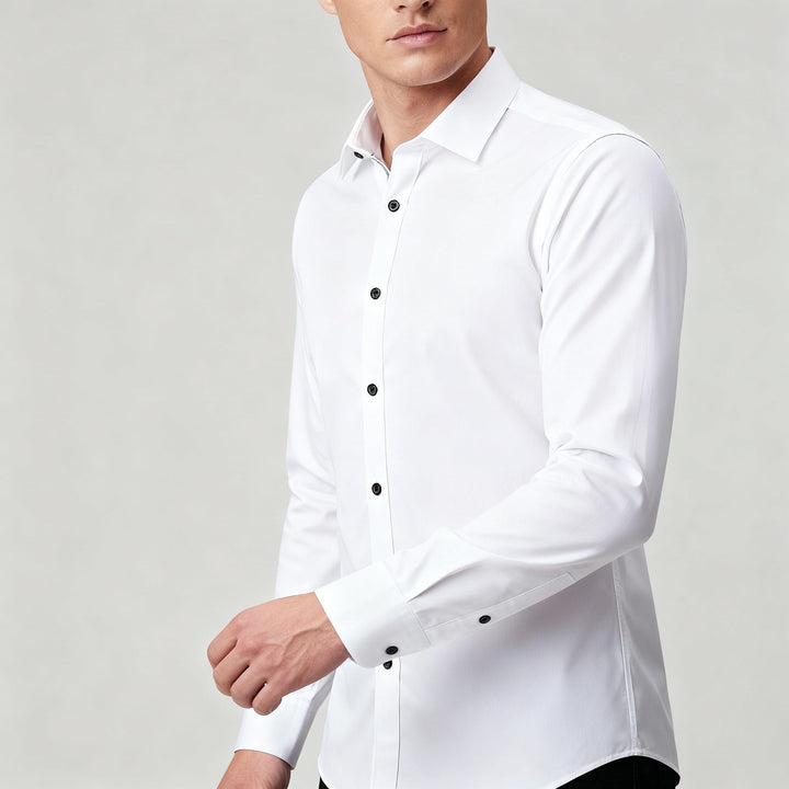 Non-iron Stretch Shirt Men's Slim Fit