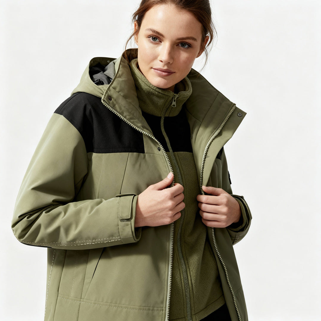 3-in-1 Fleece Winter Jacket Comfort