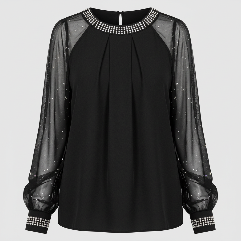 Mesh Sequin Women's Top | Mune Fashion